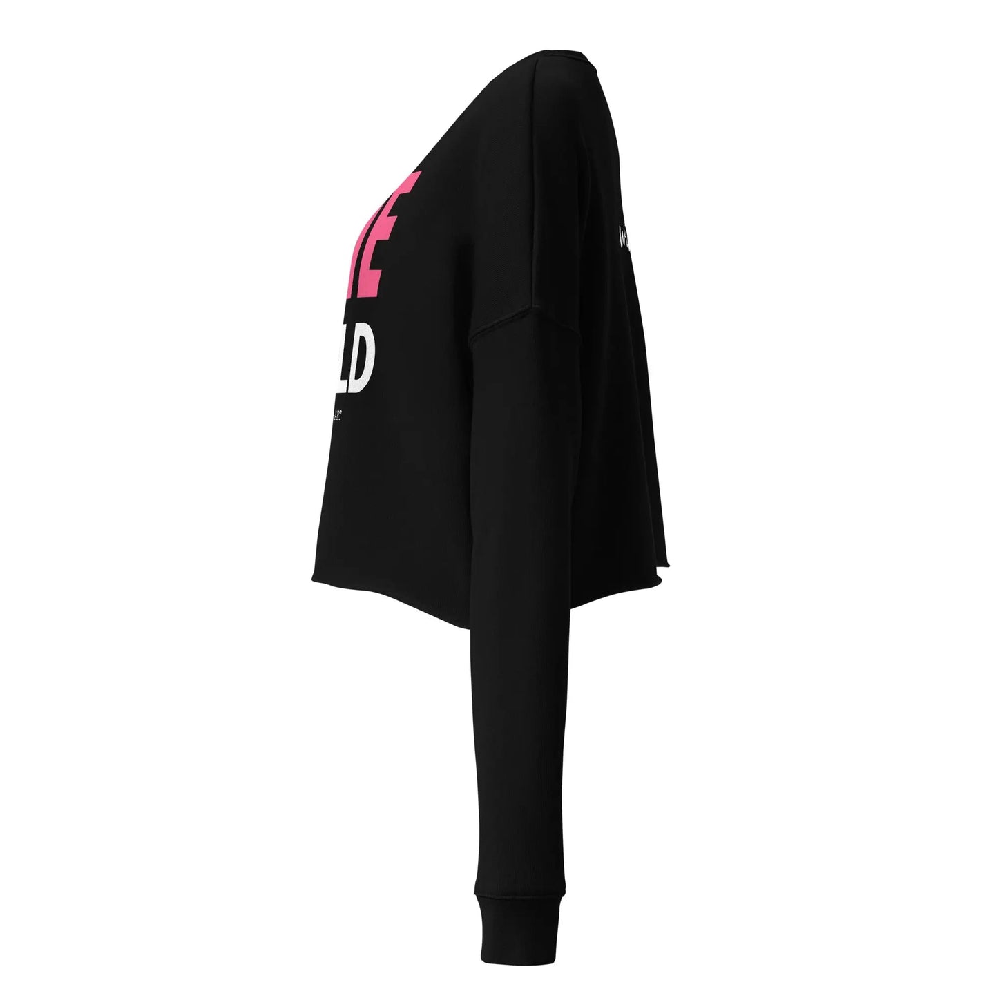 Live Bold Crop Sweatshirt - sweatshirt women